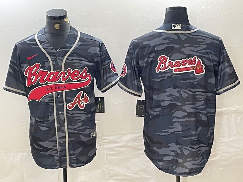 Men Atlanta Braves Blank Camo Jointly 2024 Nike MLB Jersey style 6